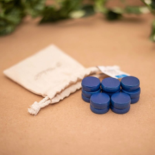 Woodestic Crokinole Mini Korong Készlet (6 szín) - Kék társasjáték