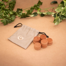 Woodestic Crokinole Verseny Korong Készlet (6 szín) - Natúr társasjáték