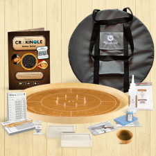 Woodestic Mini Crokinole Gold készlet - Gőzölt bükk társasjáték