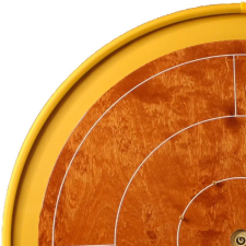 Woodestic Mini Crokinole Silver készlet - Cseresznye , Borostyán társasjáték
