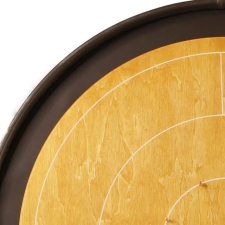Woodestic Mini Crokinole Silver készlet - Gőzölt bükk , Étcsokoládé társasjáték