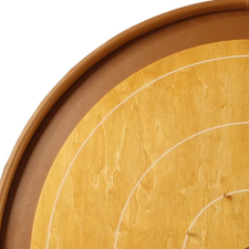 Woodestic Mini Crokinole Silver készlet - Gőzölt bükk , Konyak társasjáték