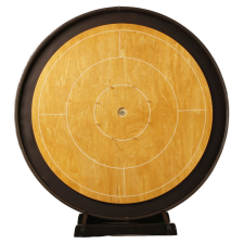 Woodestic Verseny Crokinole Gold készlet - Gőzölt bükk , Étcsokoládé társasjáték