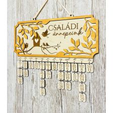 WoodKraft Családi öröknaptár - családi ünnepeink Biléták száma: 47 naptár, kalendárium