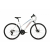 Woodlands Cross 1.1 női crosstrekking kerékpár 19" Fehér