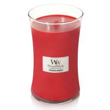 Woodwick Crimson Berries - Érett Bogyós Gyümölcsök Illatgyertya 610g - Piros (93080E) gyertya