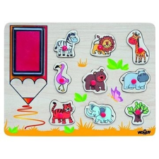 Woody bélyegek "Egzotikus állatok" oktatójáték