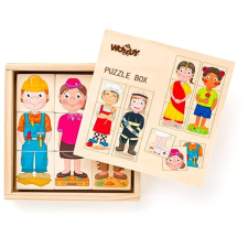 Woody Puzzle box - Foglalkozások puzzle, kirakós