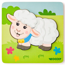 Woodyland Fa bárányos 5db-os baba puzzle - Woodyland puzzle, kirakós