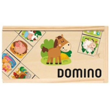 Woodyland fa dominó állatos mintával (90093) (W90093) - Társasjátékok társasjáték