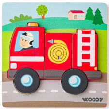 Woodyland Fa tűzoltós 5db-os baba puzzle - Woodyland puzzle, kirakós