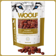  Woolf nyúlhús kockák tréningre 100g - Woolf Training Snacks jutalomfalat kutyáknak