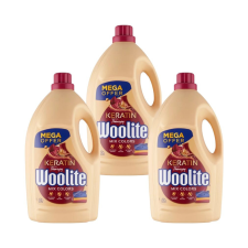 Woolite Keratin Therapy mosószer színes ruhákhoz 3x4,5 liter (225 mosás) tisztító- és takarítószer, higiénia