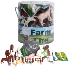 Woopie állatfigurák farm készlet 34 darab játékfigura