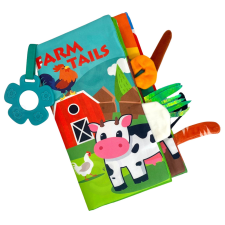 Woopie Állatos textilkönyv készségfejlesztő