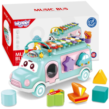 Woopie baba zenés sorter autó xilofonnal zöld egyéb bébijáték