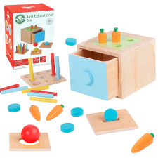  Woopie Green fa oktató fiókos rendező játék Montessori fajáték