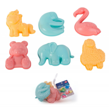 Woopie! Toys Homokozó formák – 6 részes pasztell homokforma készlet homokozójáték
