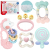 Woopie! Toys Woopie prémium 5 db-os érzékszervi csörgő és rágóka készlet