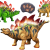 Woopie! Toys WOOPIE Távirányítós RC Dinoszaurusz Robot Stegosaurus – fény- és hanghatásokkal