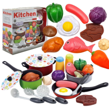 Woopie XXL séf készlet - játék ételek és konyhai eszközök konyhakészlet