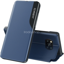 Wooze Apple iPhone 12 Pro Max, Oldalra nyíló tok, stand, Wooze FashionBook, kék tok és táska