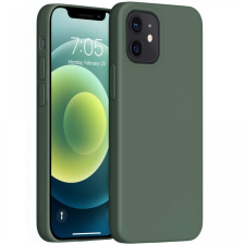 Wooze Apple iPhone 12 Pro Max, Szilikon tok, Wooze Liquid Silica Gel, sötétzöld tok és táska