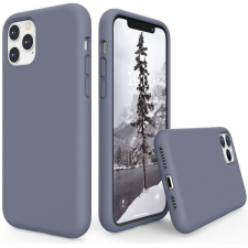 Wooze Apple iPhone 15 Pro, Szilikon tok, Wooze Liquid Silica Gel, leander-szürke tok és táska
