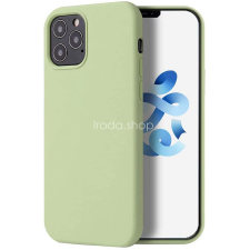 Wooze Apple iPhone XS Max, Szilikon tok, Wooze Liquid Silica Gel, világoszöld tok és táska