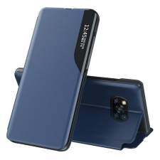 Wooze Apple Wooze FashionBook iPhone 16 Pro Max oldalra nyíló tok, stand, kék tok és táska