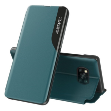 Wooze Apple Wooze FashionBook iPhone 16 Pro oldalra nyíló tok, stand, zöld tok és táska