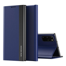 Wooze Apple Wooze Silver Line iPhone 16 oldalra nyíló tok, stand, sötétkék tok és táska