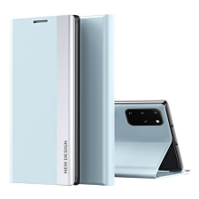 Wooze Apple Wooze Silver Line iPhone 16 Plus oldalra nyíló tok, stand, világoskék tok és táska