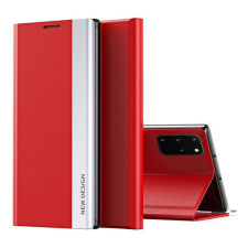 Wooze Apple Wooze Silver Line iPhone 16 Pro oldalra nyíló tok, stand, piros tok és táska