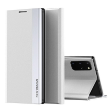 Wooze Apple Wooze Silver Line iPhone 16 Pro oldalra nyíló tok, stand, világosszürke tok és táska