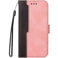 Wooze Colour Wallet oldalra nyíló tok kártyatartóval kézpánttal Samsung Galaxy A06 rózsaszín tok és táska