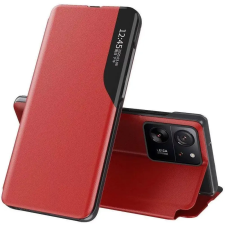 Wooze FashionBook Oldalra nyíló tok iPhone 13 Pro Max piros tok és táska