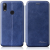 Wooze Huawei Honor 10X Lite, Oldalra nyíló tok, stand, Wooze Protect And Dress Book, kék