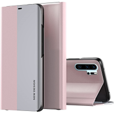 Wooze Huawei P30 Pro, Oldalra nyíló tok, stand, Wooze Silver Line, rózsaszín tok és táska