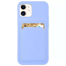 Wooze Huawei P40 Pro, Szilikon tok, kártyatartóval, Wooze Card Slot, világoskék tok és táska