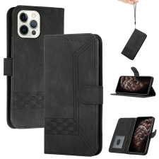 Wooze Realme 6i, Oldalra nyíló tok, stand, kártyatartóval, kézpánttal, Wooze Illusion, fekete tok és táska