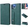 Wooze Samsung Galaxy M53 5G SM-M536B, Oldalra nyíló tok, stand, kártyatartóval, kézpánttal, Wooze Business Plus, zöld