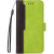 Wooze Samsung Galaxy S25 Edge SM-S937, Oldalra nyíló tok, stand, kártyatartóval, kézpánttal, Wooze Colour Wallet, zöld (TS13029)