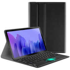 Wooze Samsung Galaxy Tab S7 11.0 / Tab S8 11.0, Bluetooth billentyűzetes, mappa tok, Touch Pad, mágneses rögzítés, Wooze Simple Touch, fekete tablet tok