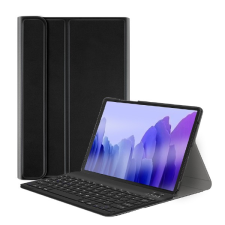 Wooze Samsung Galaxy Tab S9 FE (10.9) SM-X510 / X516B, Bluetooth billentyűzetes, mappa tok, billentyűzet világítás, mágneses rögzítés, Wooze Illuminated, fekete (TS0460) tablet tok