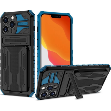 Wooze Transformer hátlaptok kitámasztóval Samsung Galaxy A03 fekete-kék tok és táska