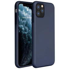 Wooze Xiaomi 12 Lite, Szilikon tok, Wooze Liquid Silica Gel, sötétkék tok és táska