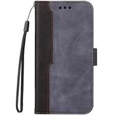 Wooze Xiaomi 14T, Oldalra nyíló tok, stand, kártyatartóval, kézpánttal, Wooze Colour Wallet, szürke tok és táska
