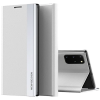 Wooze Xiaomi 14T, Oldalra nyíló tok, stand, Wooze Silver Line, világosszürke