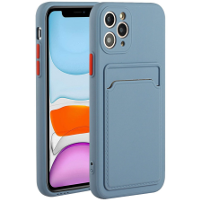 Wooze Xiaomi Mi 11 Ultra, Szilikon tok, kártyatartóval, Wooze Card Slot, leander-szürke tok és táska